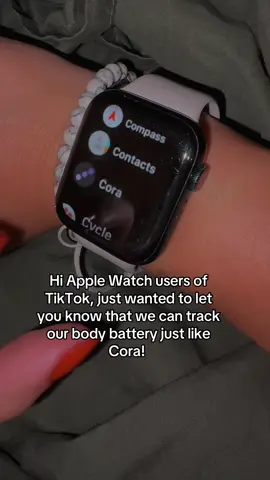 #applewatch #energy #Fitness #coraapp #fyp 