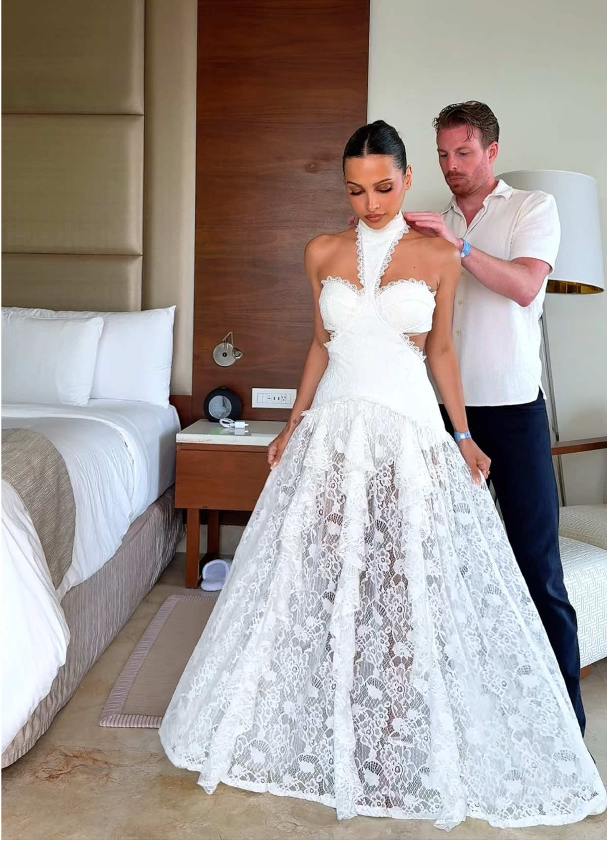 Am I right, ladies?! 😉 Dress by @12TH TRIBE and linked in my ShopMy 🩷 #couples #couplestiktok #fyp #husbandwife 