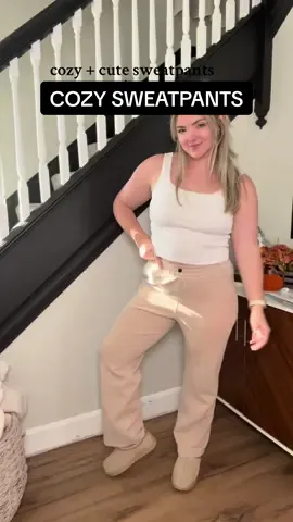 Catch me wearing these all fall long 😆  👏 #sweatpants #cutesweatpants #comfortablepantsforwomen #comfortablepants #fallfashion 