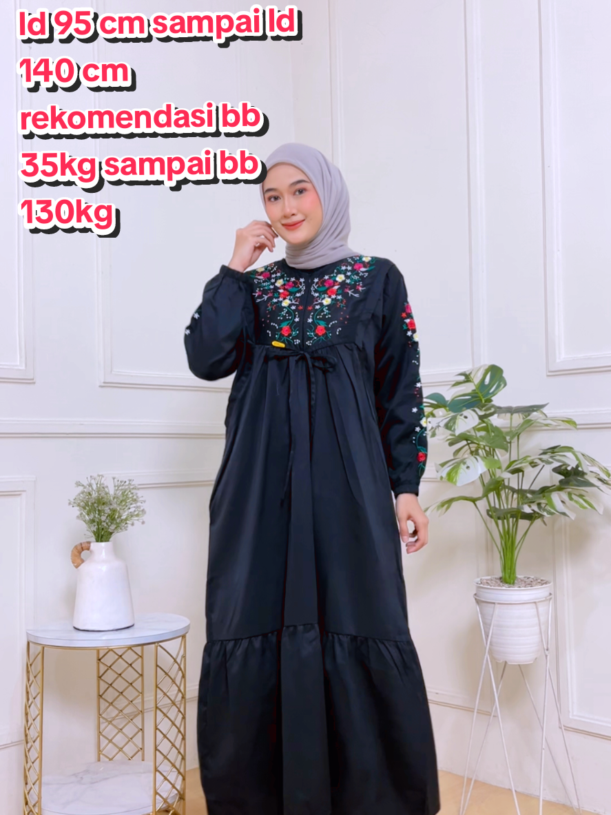 AMANDA MAXI DRESS GAMIS KATUN TWILL REMAJA SAMPAI SUPER JUMBO LD 95 CM SAMPAI LD 140 CM😍😍😍  #fyp #promoguncang #gamismurah #maxidress #gamisjumbo 