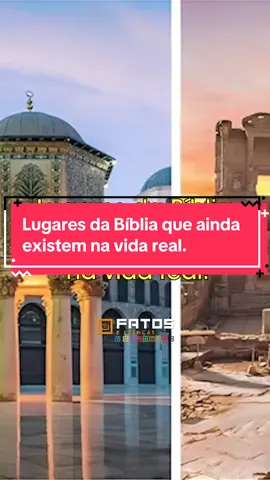 Lugares da Bíblia que ainda existem na vida real. #fatosecrencas #biblia #jericó #mardagaliléia #montesinaí 