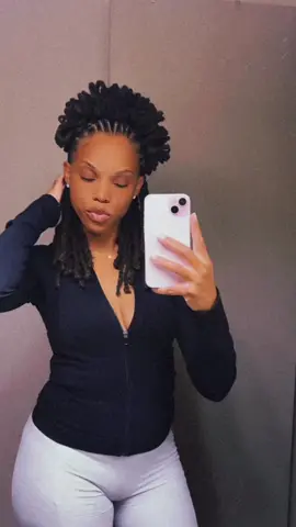 Trying a new style 🤭  “loc petal crown” w/ 2 strands in the back #locs #fyp #locstyles #viral #locpetals