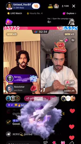 YOUSIF LIVE #yousif_live  VS VADER  LIVE TIKTOK MATCH  @Ustaad_You$if  #yousifishere  #yousiflive  #yousiflive🦂 #yousifarmy  #tiktokbattles #tiktokbattle #tiktokmatch #tiktokmatches #livebattle #livebattles #fy #fyp #fypシ #foryoupage  #foryou #ranks #topranks #top100 #leaderboard #pakistantiktok  #arabtiktoks #afgh #livematch 