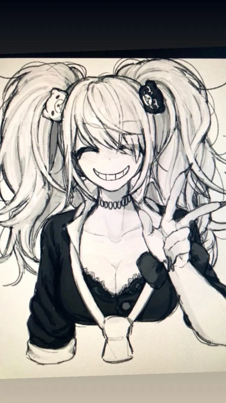 #junkoenoshima #danganronpa #clipstudiopaintex #fypシ #monokuma 