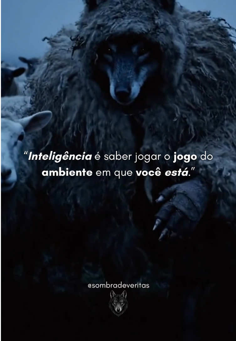 Nem sempre vence o mais forte. Nem sempre vence o mais rápido. Mas sempre vence... quem entende o jogo. Inteligência não é sobre saber tudo. É sobre ler o ambiente. Sentir os movimentos. Adaptar sem se curvar. Manipular sem se perder. Vencer... sem ser notado. Você não precisa mudar quem você é. Só precisa aprender a jogar onde está. E quando fizer isso... o ambiente deixa de te controlar. Você vira o arquiteto do caos. Comente com um símbolo. Não explique. Quem joga, entende. #mentalidade #lobonapeledecordeiro #disciplina #foco #motivation 