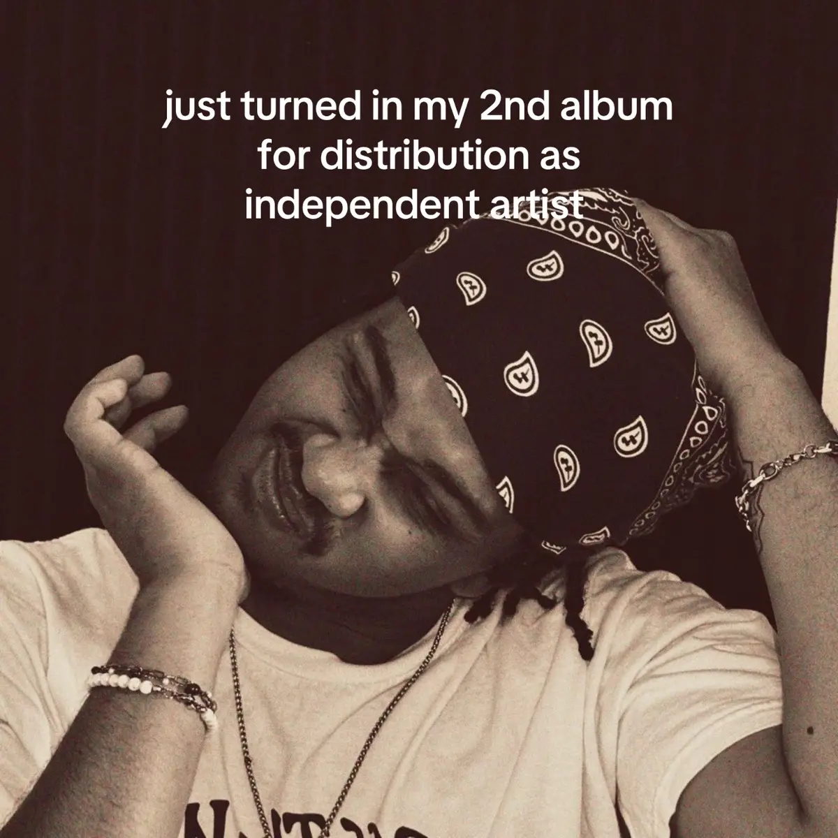 For 3 years I had a plan to drop two albums in the same year and as of today I finally completed the task. It’s sent to distribution and will be yours soon. I’m an independent artist so all of this is coming from my pockets and I do all of these things on my own with help from some friends. This is an effort of love and perseverance so I hope you can see that #independentartist #raptok #musictok