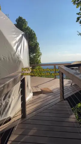 Little reminder: your life is worth romanticizing—especially the quiet parts 😊 #Minivacay #glamping #nature #nashville #Outdoors 