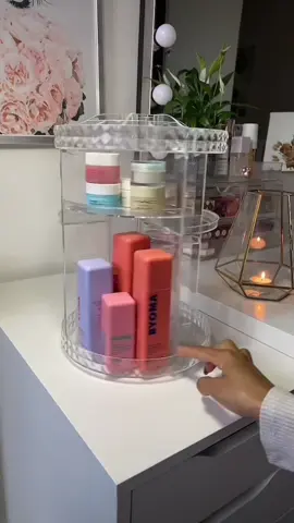 Organizador acrílico giratório 360° Link no direct, comente “ eu quero” #compras #achadinhos #tiktokshop #achadinhasshopee #tiktokviral 