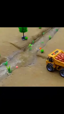 making an unexpected bridge 🌉 😵‍💫😯😯😳😲 #minibilding #miniconstruction #tinyhouse #viralvideo #foryou 