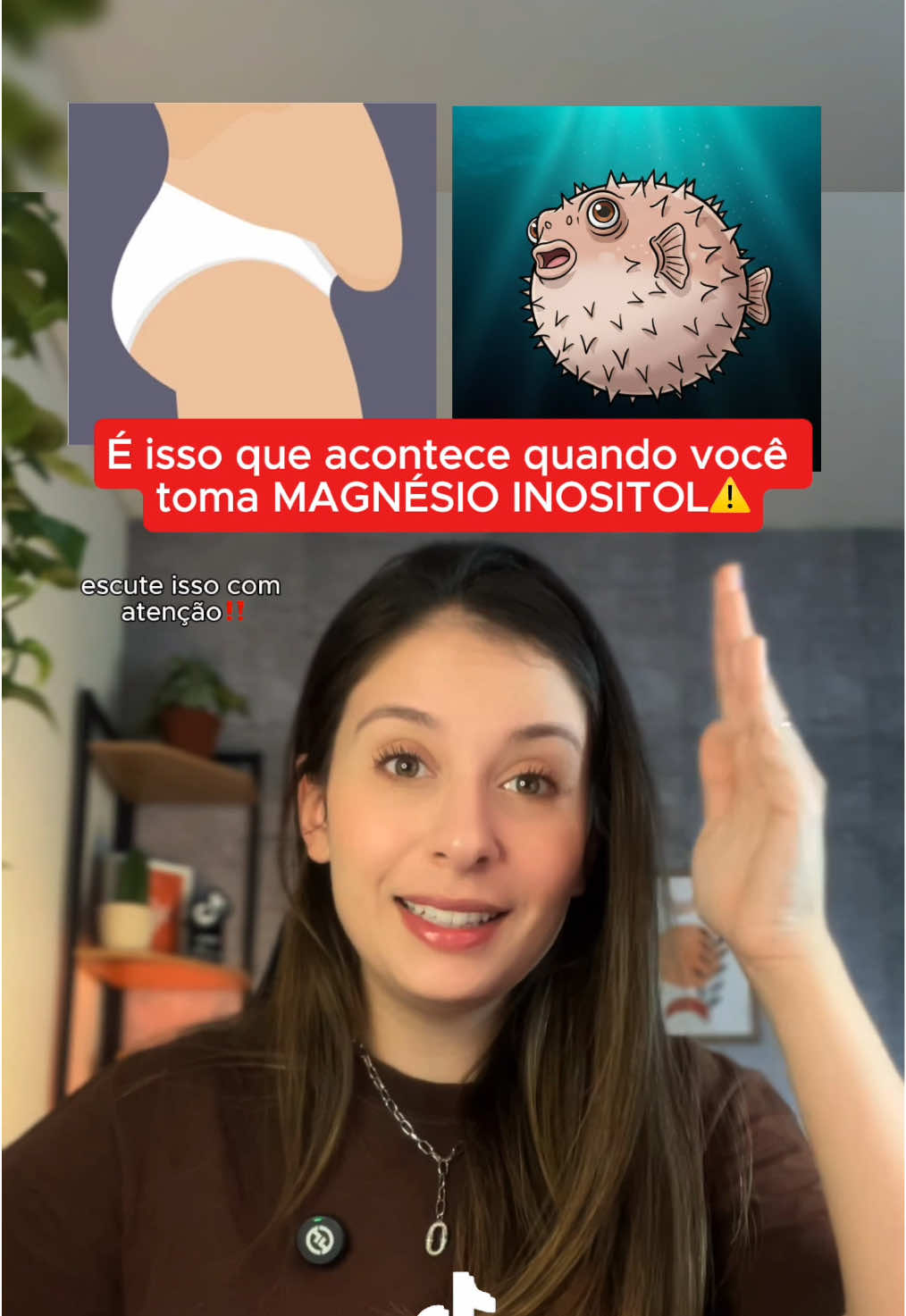 Segredo revelado!! Magnésio inositol! 🫰🏻❤️ #inchaco #stress #insonia #magnesio #suplemento 