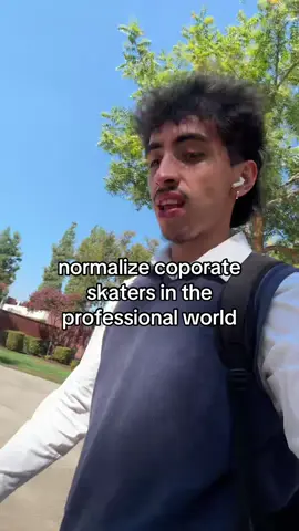 coporate professionalism has no personality at all 🛹 #college #coporate #skaters #viral 