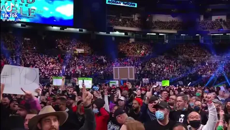 Roman Reigns Royal Rumble entrance 2022 without the Bloodline