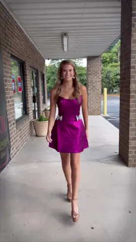 💖 Pretty in pink & ready to shine ✨ Halle is modeling this Rachel Allan size 4 available now. It's all about bold color, flirty charm, and effortless confidence. The perfect pick for your next night to remember! 💕 #AGirlToRemember #RachelAllan #aatrnc #homecomingdress #hocodress #hoco #cocktaildress #shortdress #Homecoming #dressboutique #dress #pageantlife #FayettevilleNC #wilmingtonnc #southernpines #greensboro #raleigh #hopemillsnc #springlake #lumberton #clintonnc #raefordnc