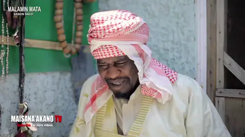 malamin Mata Sabon salo yanzu haka yana YouTube channel Dina Mai Sana,a Kano tv 