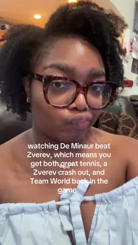 never stepping off Zverev’s neck. Imagine where we would be if I didn’t put on my outfit today 🤩😭 #tennistiktok #atptour #deminaur #lavercup 
