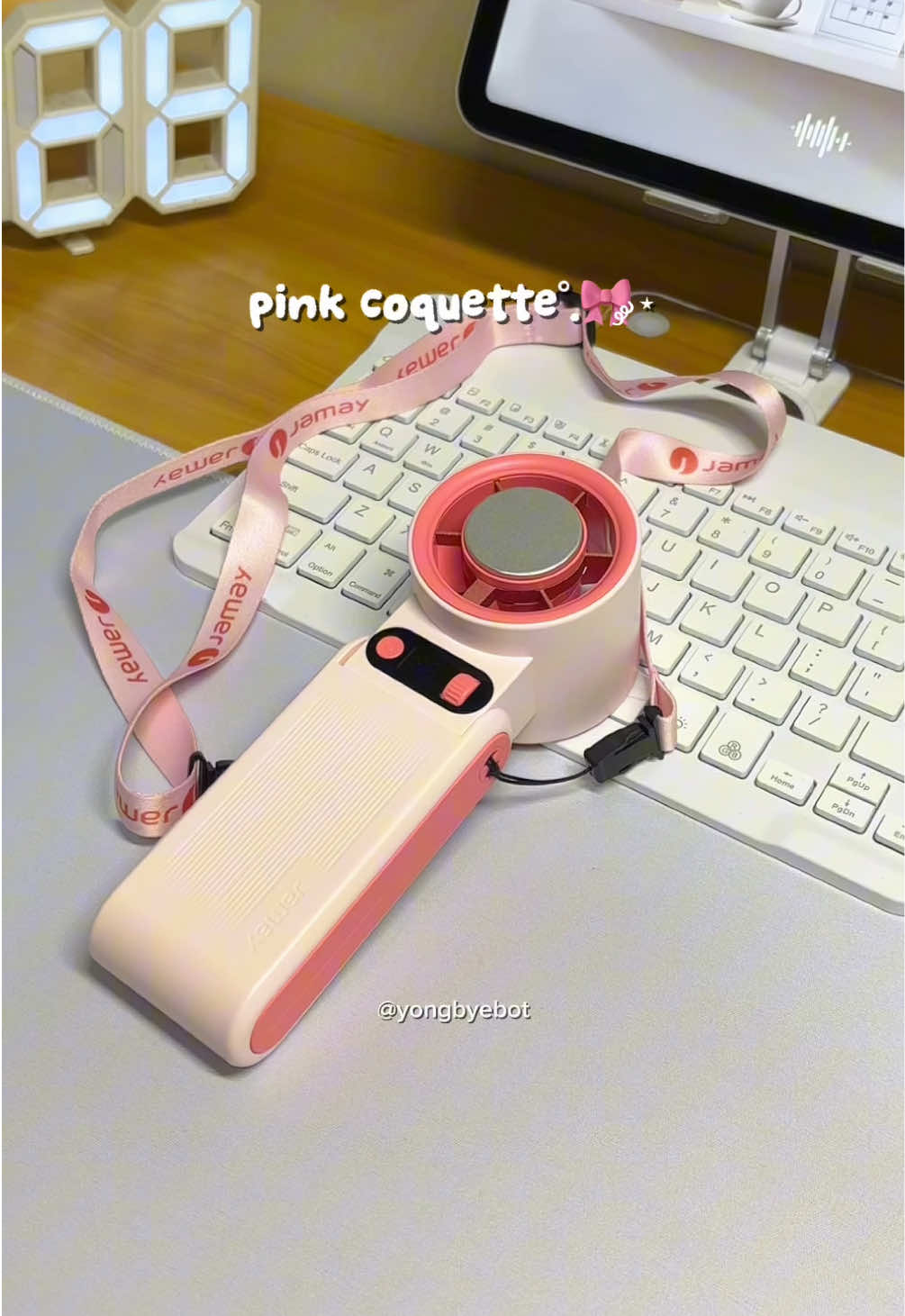 Aesthetic Jamay F16 Hand Fan✨🎀 #kipasportable #kipasjamay #jamay #jamayf16 #kipasmini 
