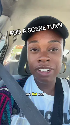 Add a scene turn if you’re struggling to write engaging scenes. #writertok #writingtips #screenwriting #writingadvice 