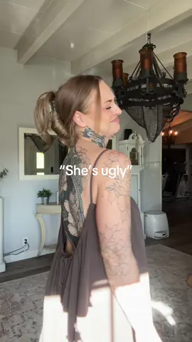 absolutely no lying will be allowed ❌ #tattoos #backlessdress #backpiecetattoo #fyp 
