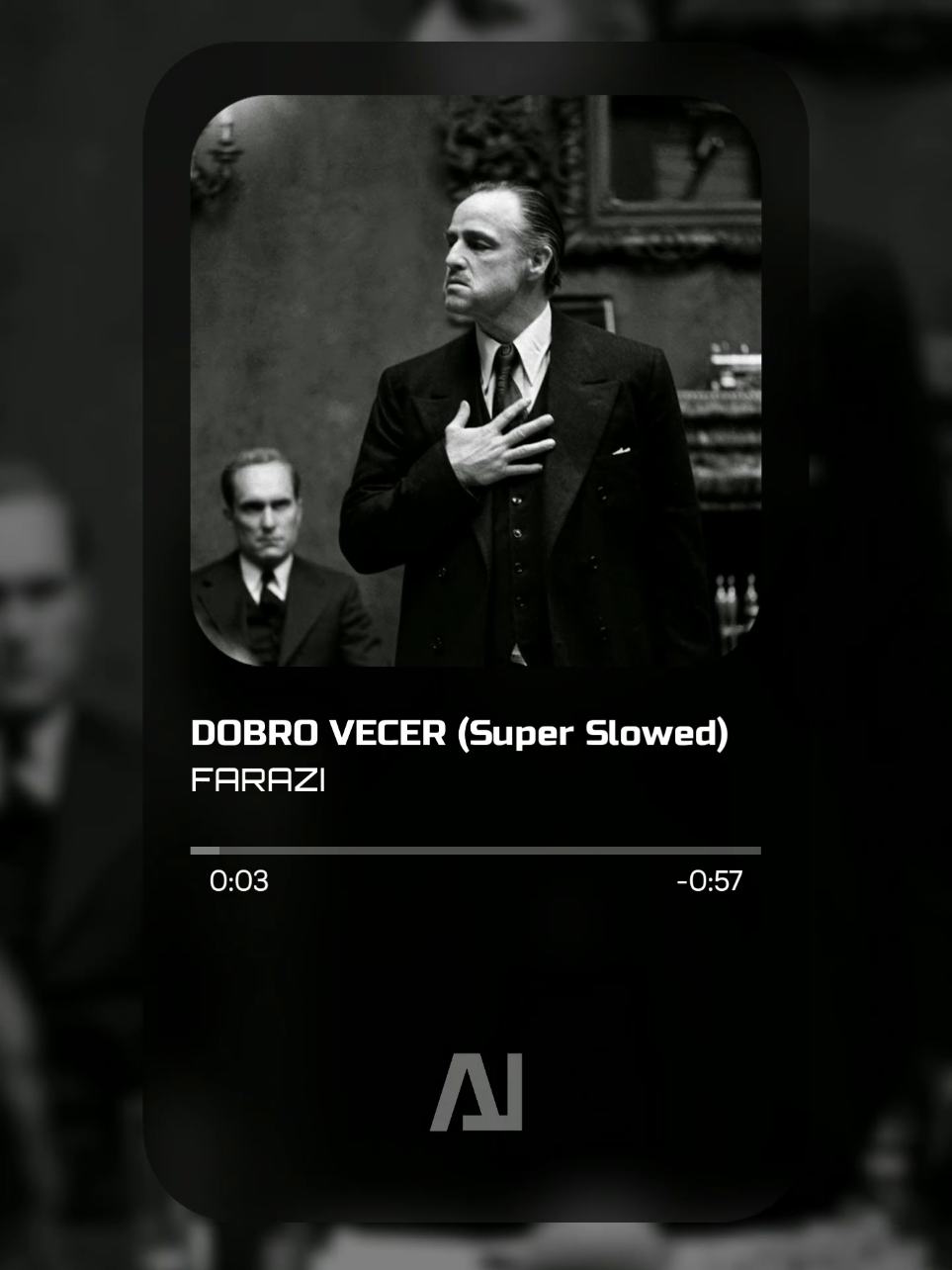 DOBRO VECER (Super Slowed) - Farazi #useheadphones #slowedsongs #godfather #aura #fyp 