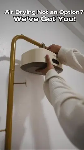 This Portable Dryer Saves the Day When Air Drying Isn’t an Option. #PortableDryer #LaundryHack #SmallSpaceLiving #DormEssentials #QuickDry #TravelGadget