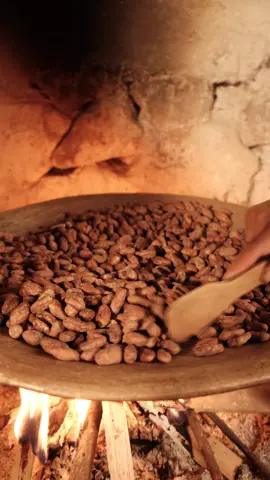 The sound of cacao on fire, stone, and wood. This is how cacao has been prepared for centuries: roasted on the comal, ground on stone, and brought to life with the molinillo. No sugar, no additives. Only cacao in its purest form. Would you call this chocolate, or something else? #CeremonialCacao #ASMR #CacaoRitual #AncientTradition #SuperfoodCacao  