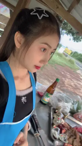 เนื้อสดๆจ้า🥩#ผุสาวขายเนื้อ #อุบลราชธานี #f 