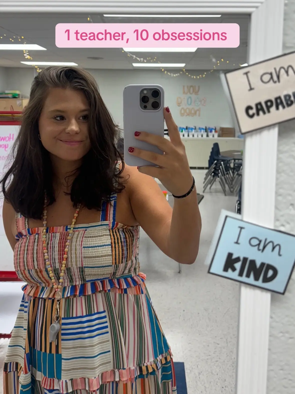 one teacher, 10 obsessions! 🤩 #teacher #teachersoftiktok #teacherlife #typeA #teacherobsessions 