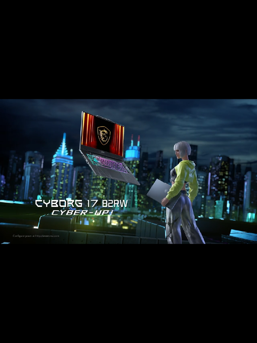 MSI CYBORG 17 💀🔥#pcgaming #msi #laptop #hardware #cyborg 