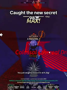 Colossal Ethereal Dragon bait: Truffle Worm👍 #fisch #roblox 