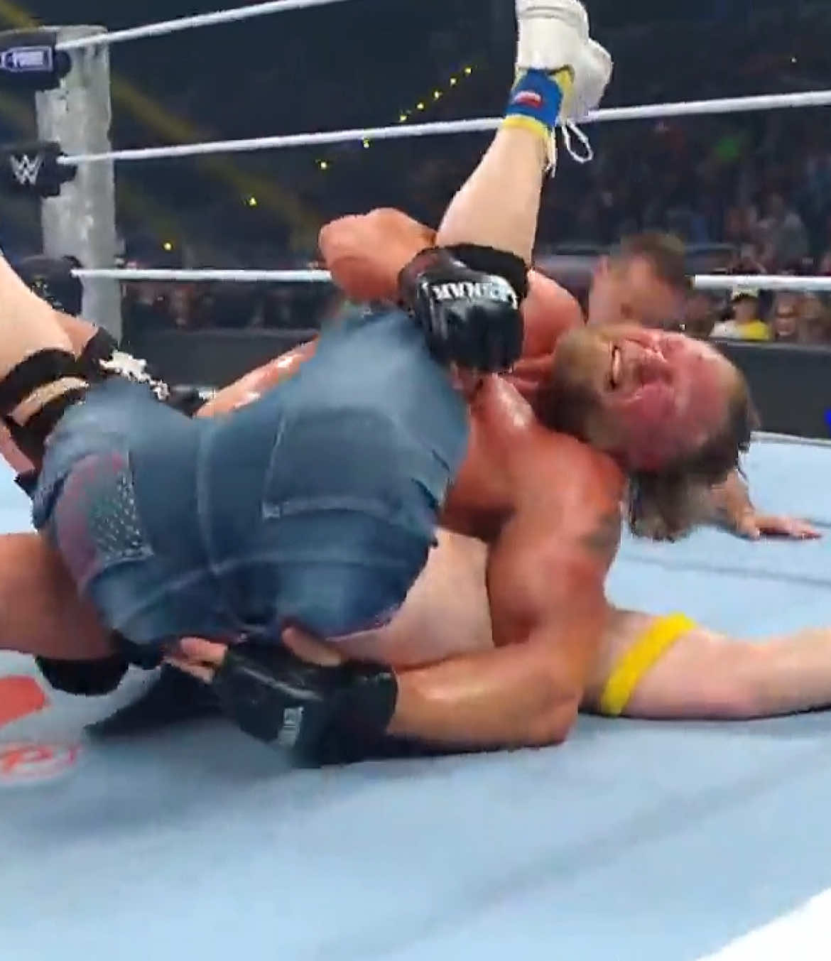 AFTER A 5TH AND FINAL F-5 BROCK LESNAR FINALLY DEFEATS JOHN CENA! #johncena #brocklesnar #wrestlepalooza #WWE #wwefan 