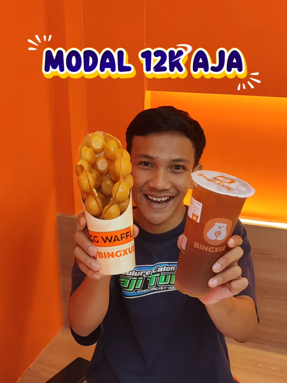 ✨MINGGU CERIA ✨ Dengan promo dari bingxue yang ngga ada habisnya pasti bisa bikin bahagia🥰🤩 #promoseruweekend #tiktokgo #bingxuewonosobo #eggwafle #assamblacktea 
