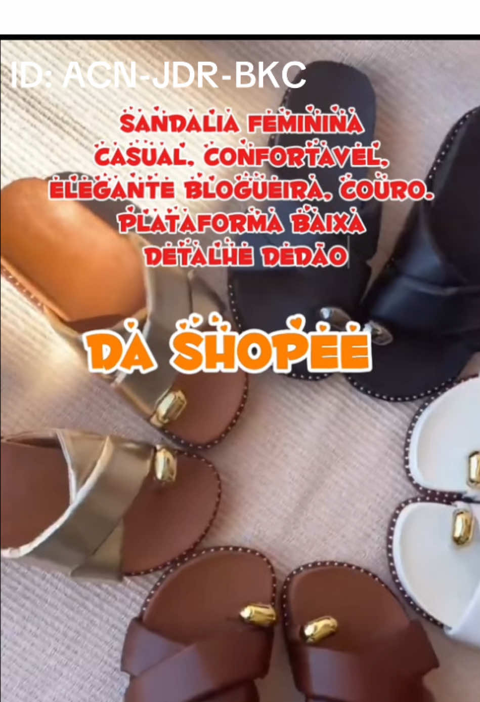 Passo leve, estilo impecável! 🌸 Sandália Feminina: couro, plataforma baixa e detalhe no dedão, para você que busca conforto e elegância! 👠 #sandalias #moda #fyp #viral #fy 