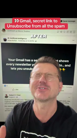 inally found the Gmail hack 🤯 Go and see every subscription you’ve ever signed up for… then unsubscribe with one click. No more digging through emails. Clean inbox in seconds ✅ #gmailhack #emailtips #LifeHack #unsubscribe#greenscreen #Inverted 