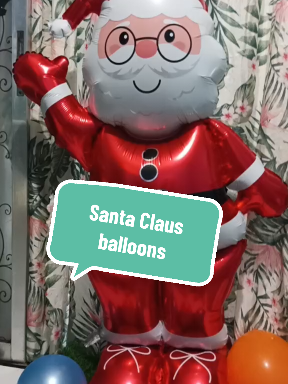 🎅✨ Ready na si Santa para sa Christmas at New Year party! Perfect na dekorasyon sa bahay o negosyo 🎄🎁 #ChristmasVibes #SantaClaus  #HolidayDecor #PaskongPinoy 