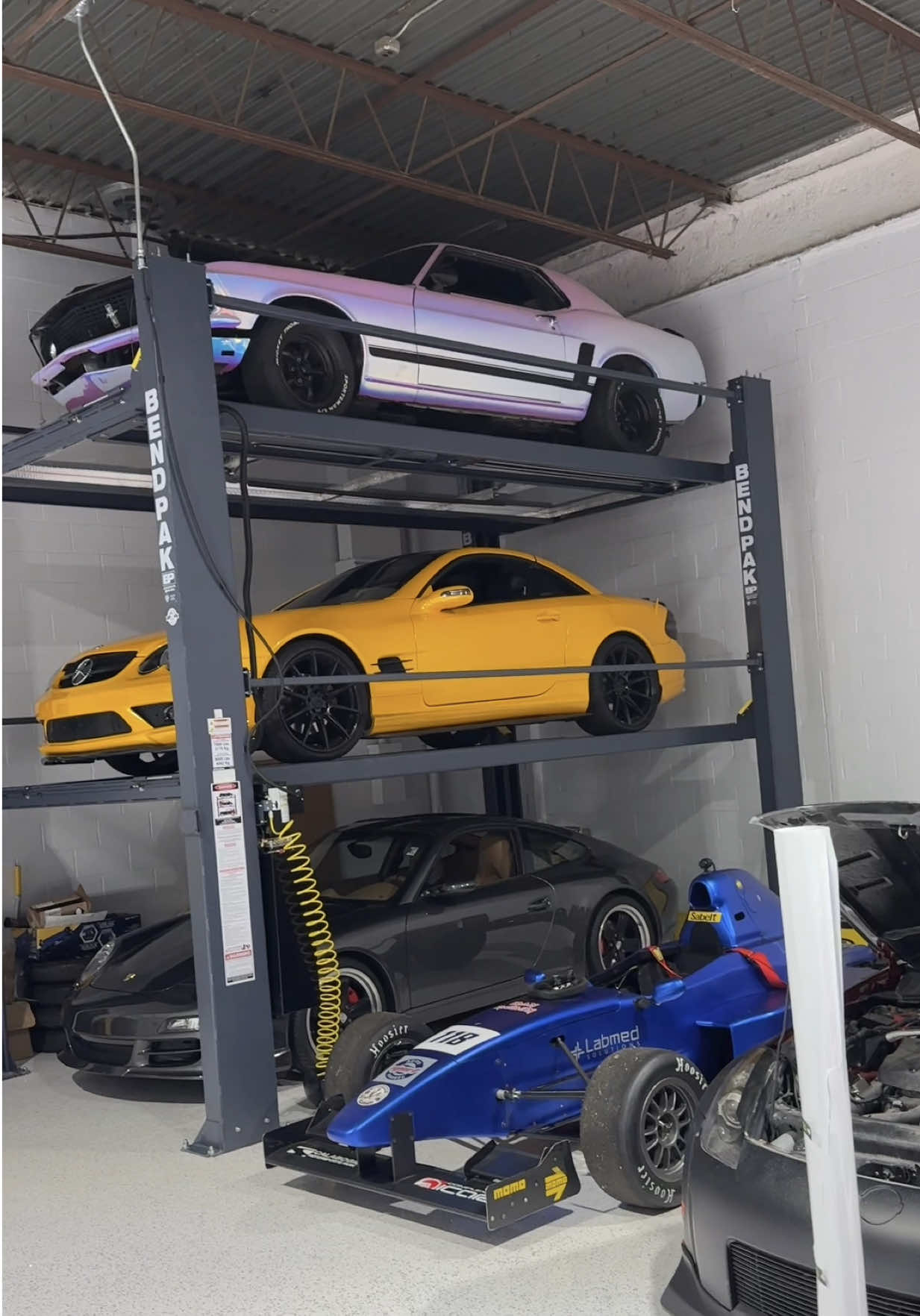 Mission accomplished 🫡 ✅ #dreamgarage #surpercar #classiccar #carcollection #carlift #bendpak #automotive 