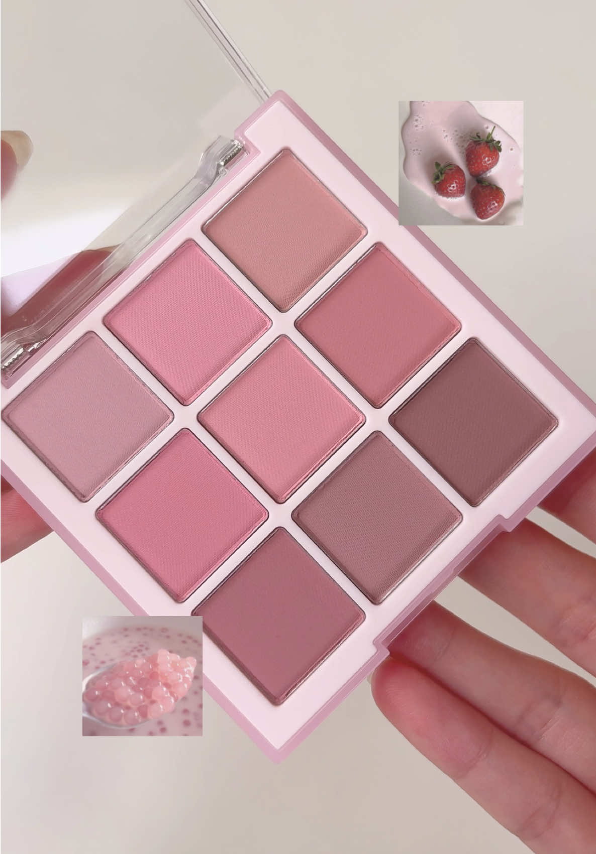 dasique’s milky berry collection 🫐🍓🥛 #dasique #kbeauty #blush #eyeshadowpalette #pinkmakeup 