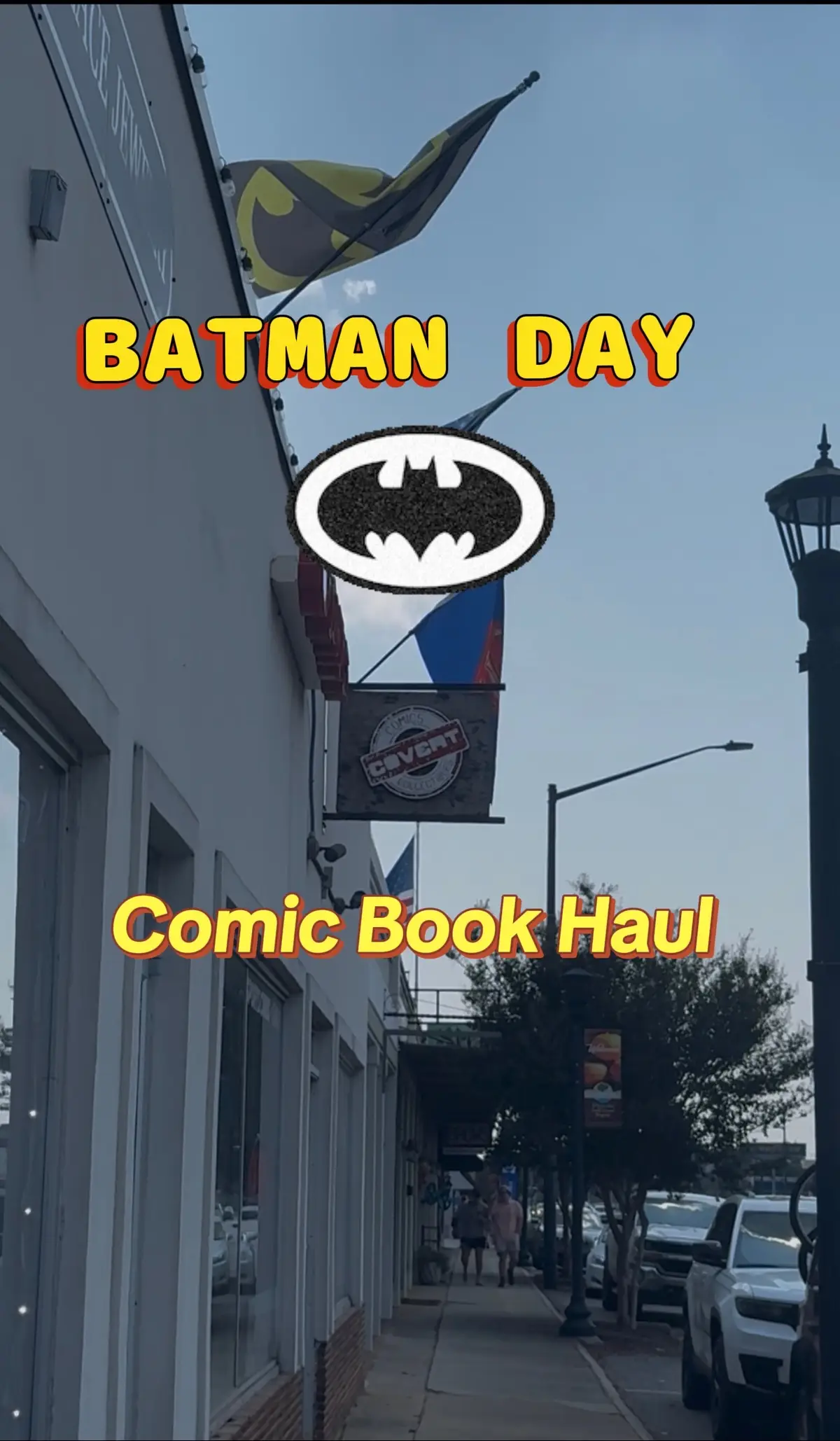Stoped at my local comic shop to stock up for the one and only BATMAN DAY #comics #comictok #batmanday #batman 
