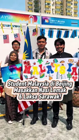 Support event student-student Malaysia di Beijing. Hebat adik2 uni ni masak makanan Malaysia tau! Beijing Jiaotong University (BJTU). #fyppppppppppppppppppppppp #izbeijing #fyp #studentmalaysiadichina  #CapCut 