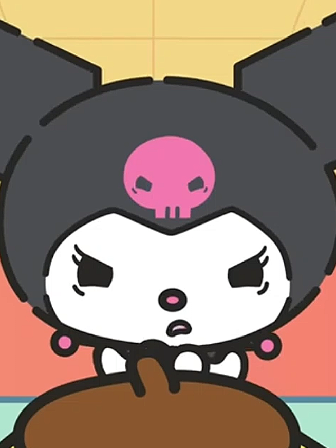 Eres enojona?. Puess... #kuromi #hellokittyandfriends #enojona #kuromienojada #enojada 