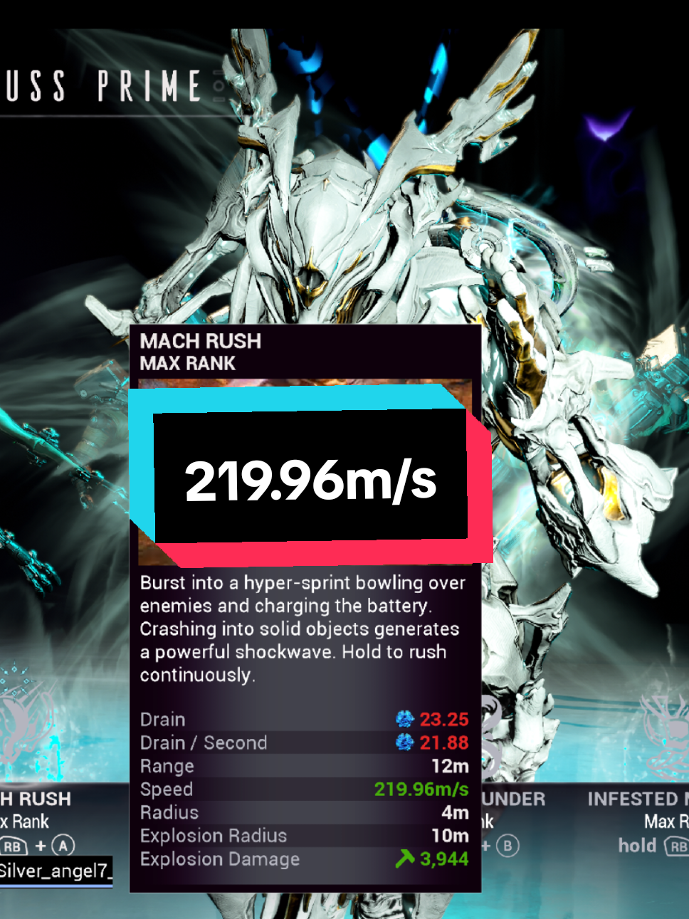 Happy now??? faster than in captura and im missing lots of strength 😹😹😹 #warframe #warframecommunity #speedframe #gauss #gaussprime @... @Leon Wish @wolf @Rage_Rxlxk @EGO @Exile Shadow @hybrid_silver 