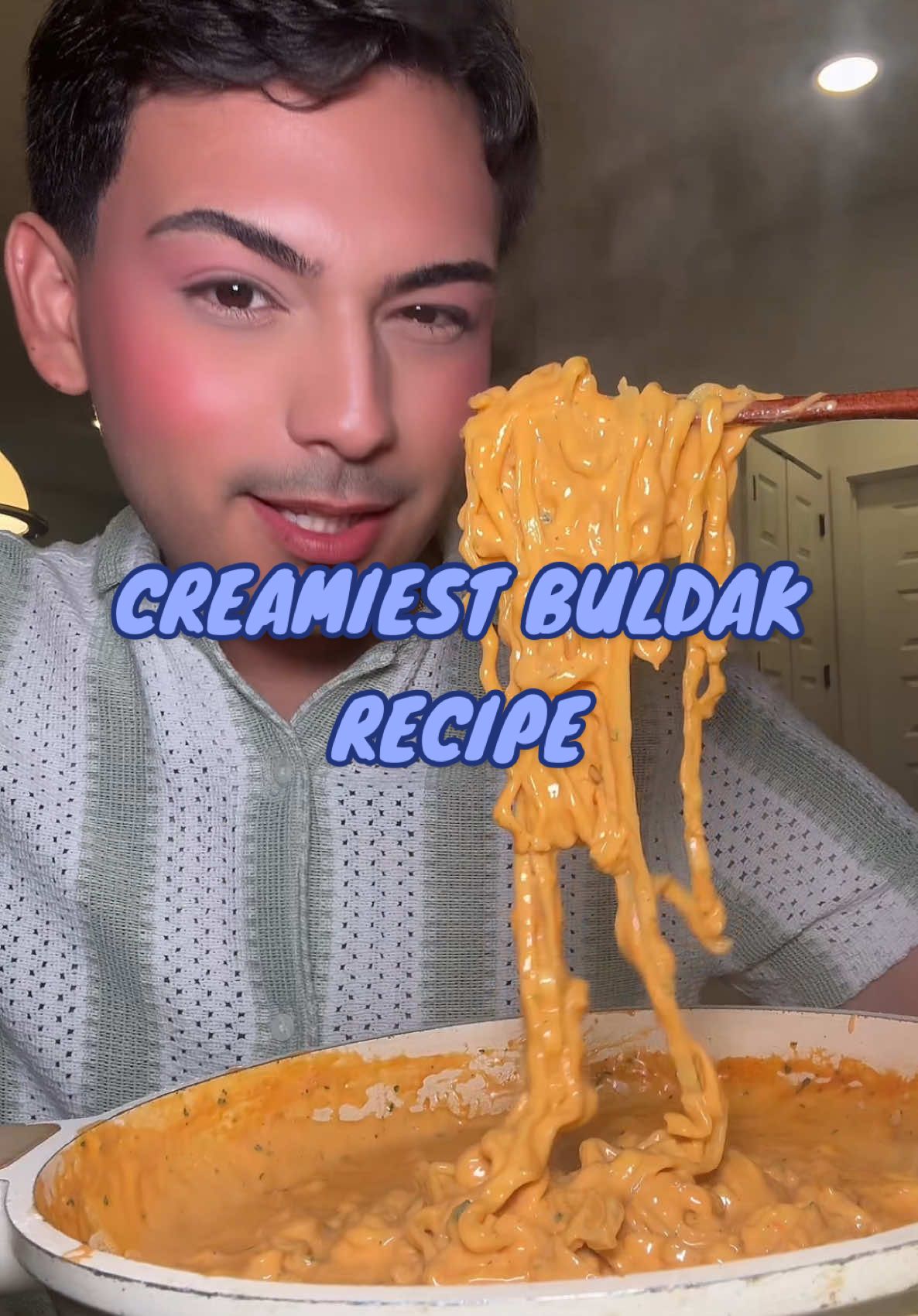 Creamiest Buldak Recipe!!! lf you try this dont forget to tag meeee!!  add me on snap & Insta besitesss 👉🏼 @joel.guzmann  Backup: @JoelUnfiltered  #joelguzman #mukbang #mukbanger #foodtiktok #Foodie #FoodTok #buldak #buldaknoodles #buldakrecipe #fyp #fypシ 