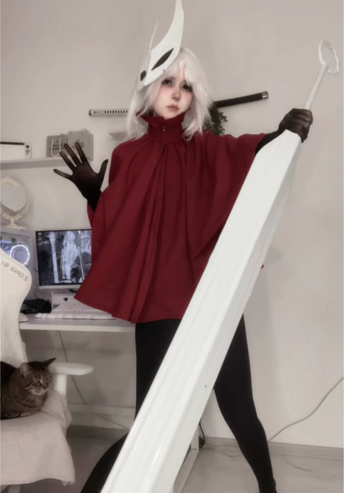 tgk: tontsacu #silksong #cosplay #hollowknight #hornetcosplay #hornet 