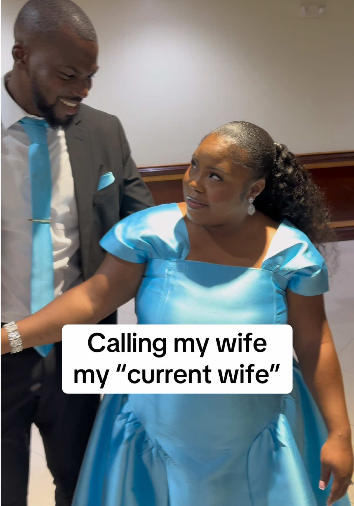 Wdym current wife? Stop playing 😂🙄😒#couple #kayshandjaro #couplegoals #couplestiktok #Relationship 