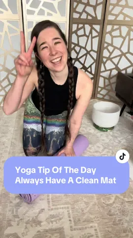 Never Let Your Mat Touch The Floor Again!!  #yoga #LifeHack 