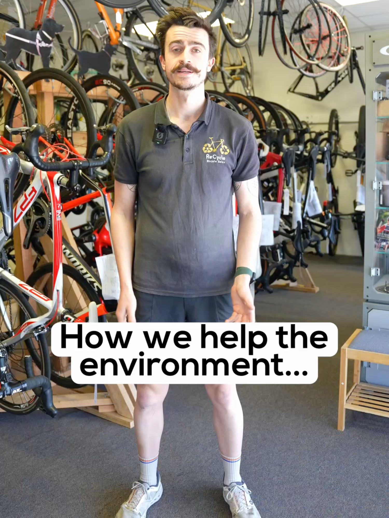 This is how we help the environment by rehoming bicycles: ♻️ Keep bikes out of landfill – they don’t rot down and take up huge amounts of space. ⚙️ Reduce demand for new manufacturing – fewer resources, less waste. 🚲 Get more people riding – on amazing bikes for much less than brand new. We reopen on November 1st at 653 McGill Road. Come check us out and be part of the movement! 🙌 #recyclebicyclesales #bikeshop #secondhandbikes #recycling #environment #sustainable