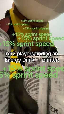 MY IMMUNITY TO CAFFEINE SHALL NOT BLOCK THE +15% SPRINT SPEED #ror2 #riskofrain2 #commando #cosplay #monsterenergy 