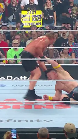 الوحش بروك ليسنر يفترس جون سينا بعد الانتصار عليه في عرض #ريسلبالوزا #Wrestlepalooza