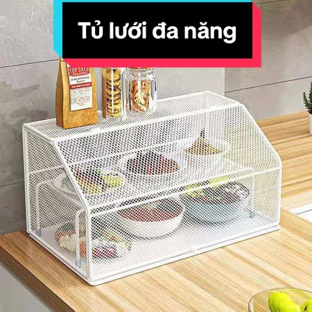Lồng bàn thép 4 tầng đựng thức ăn tránh côn trùng tránh bụi #longdeban#danang#viral#xuhuong #dogiadung 