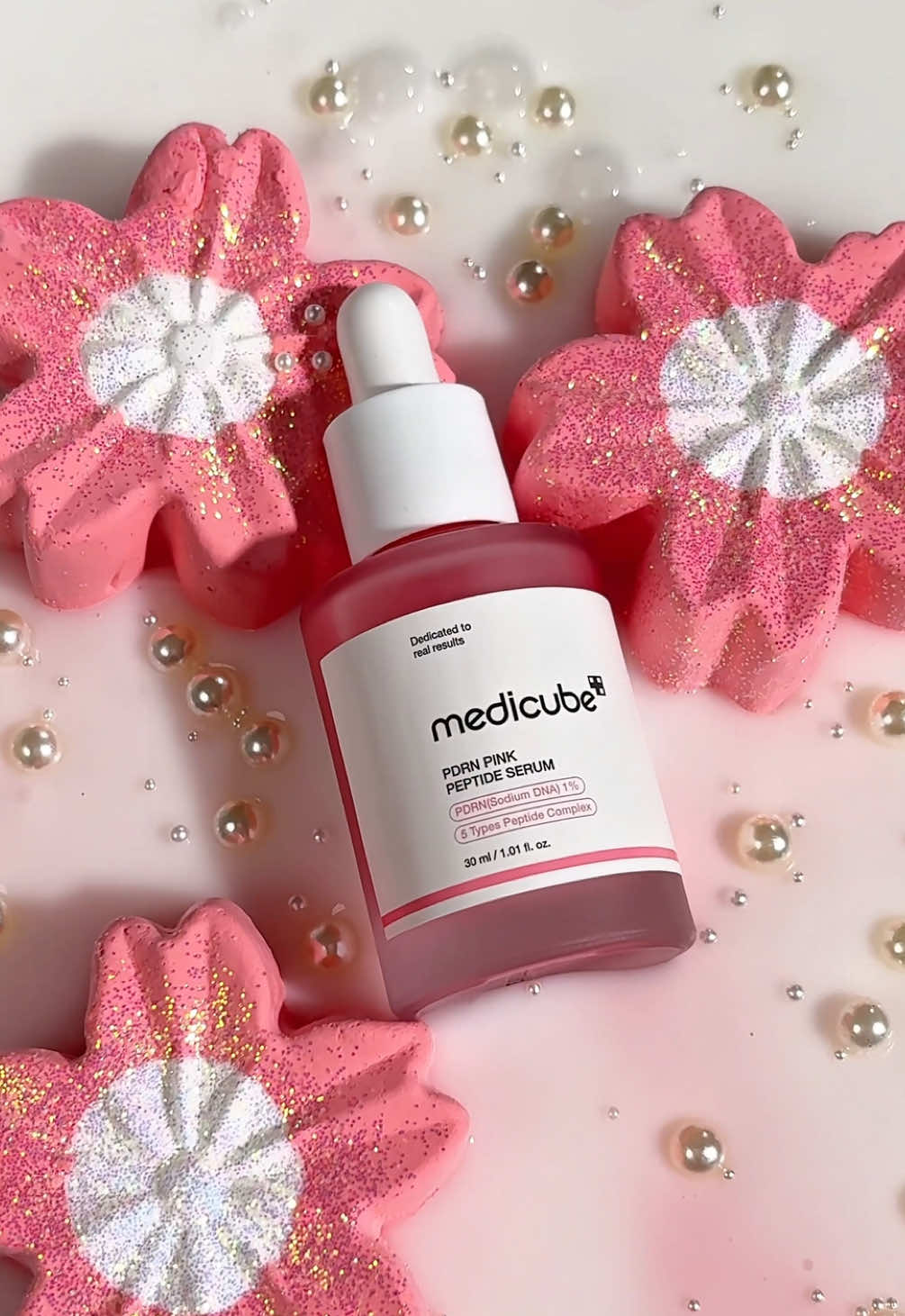 We found slime that looks just like our best-selling PDRN Serum—and had to show you! ✨ Don’t miss out on the pink glow! #medicube #PDRN #PDRNserum #salmondna #medicubeskincare