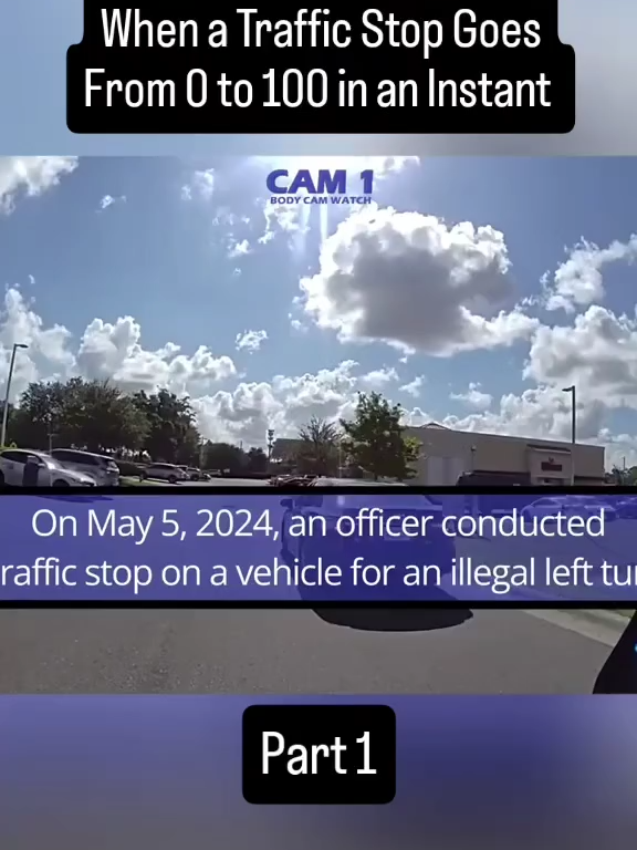 Part 1  When a Traffic Stop Goes From 0 to 100 in an Instant #copsoftiktok #viral #police #bodycam #crime #policeofficer #cops #Nsz0 - Sao chép